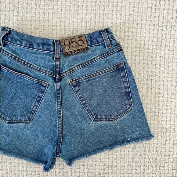 Vintage 90’s 955 Originals Denim Cut Off Shorts - Picture 3 of 9